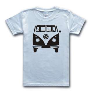 Volkswagen Bus/Vanagon 1960 VW Van Camper White Top T Shirt Size Xs 