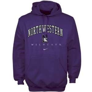   Wildcats Purple Tackle Twill Hoody Sweatshirt