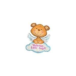  38 Welcome Baby Bear Mylar Balloon Case Pack 2   707944 
