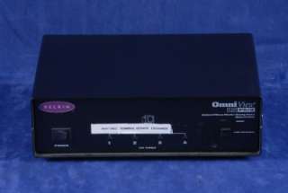 Belkin Omni View 4 Port PS 2 PC KVM Switch model F1D066  