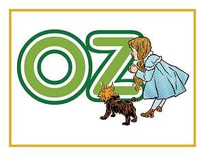 Dorothy Oz Toto by Denslow Wizard of Oz Counted Cross Stitch Chart 