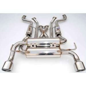 Invidia 09+ Nissan 370Z Gemini Rolled Stainless Steel Tipped Cat Back 