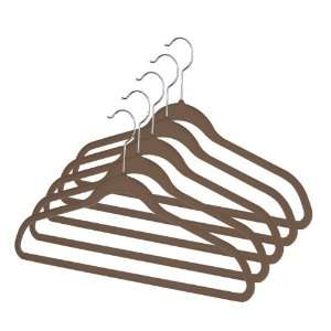  Whitmor 6478 1621 5 Java Flocked Plastic Hanger Collection 