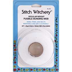   Witchery and ironing. Great for hems, trims, belts and more. 1 roll