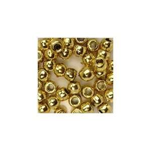  6x9mm Pony Crow Goldtone Metalized Metallic Beads Arts 