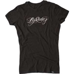  Fly Racing T Shirts Logo Womens Tee Black XL: Automotive