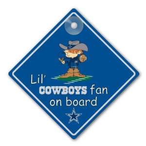  NFL Dallas Cowboys Car Sign: Sports & Outdoors