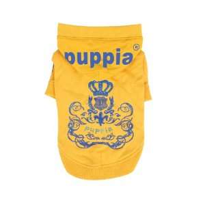  Puppia Classic Hoodie, Small, Yellow