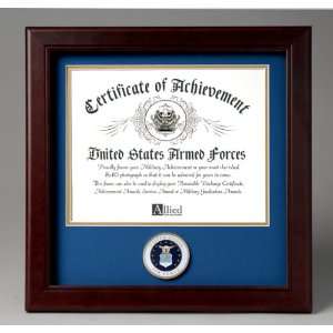   States Air Force Certificate of Achievement Frame: Home & Kitchen