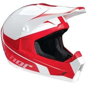    Thor Motocross Quadrant Bio Helmet   Medium/White/Red: Automotive