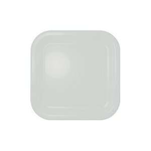 White Dinner Plates Shaped Paper 12 Count