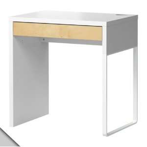    Småland Böna IKEA   MICKE Desk, white, orange