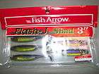 FISH ARROW FLASH J SHAD 3 PURPLE WEENIE SILVER 7 PCS