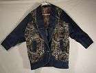 nadia route 66 maps road trip art denim tapestry jacket s expedited 