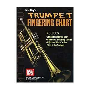   MelBay 44057 Trumpet Fingering Chart Printed Music: Home Improvement