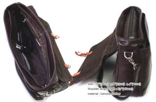B100*New Soft Leather Briefcase,Messenger Bag*Book Bag  