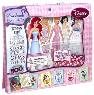  Disney Princess Storybook Paper Doll Kit by Sue 