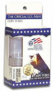BARNES & NOBLE  Official U.S. Mint Golden Dollar Coin Tubes by H E 