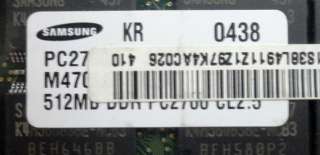 39x 512mb  PC 2700  333MHz  NON ECC  Laptop DDR Memory Modules 