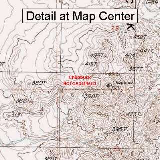  USGS Topographic Quadrangle Map   Chubbuck, California 