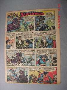 Superman Sunday #532 by Wayne Boring from 1/8/1950 Tabloid Page Size 