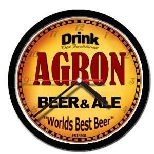  AGRON beer and ale wall clock: Everything Else