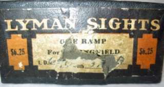 Lyman ??? Ramp Micrometer Receiver Sight & Box, Vintage  
