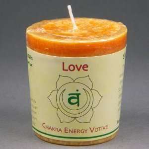 Candle Votive Love Orange 2oz (12 Per Box) by Aloha Bay