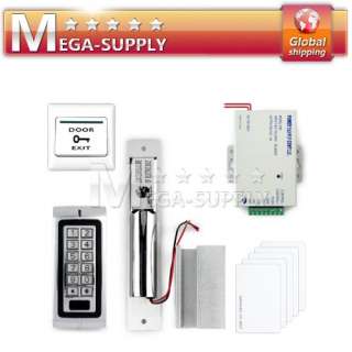 Complete Kit Door Access Control System+ Power Supply+Magnetic Lock+ 