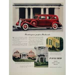  1936 Ad Packard Brazilian British Embassy Washington DC 