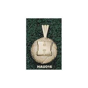 Harvard University H Basketball Pendant (Gold Plated)