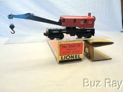 Lionel 6560 25 Bucyrus Erie Crane  OB  