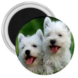 Westie Puppy Dog 3 3in Magnet S0644