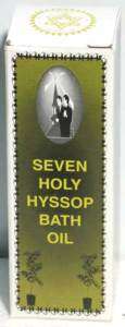 Seven Holy Hyssop Bath Oil   Protection  Wicca Witch  