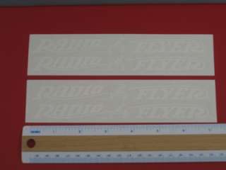 APPROX. 10 YEARS OLD. NEW, UNUSED RADIO FLYER DECALS. 7 LONG   3 