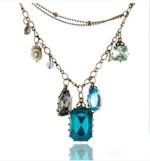   Vintage Baroque Exquisite Crystal Beads Necklace Wholesale 1PCS  