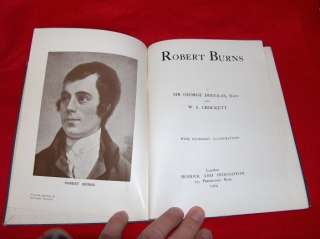 Rare 1st Ed Robert Burns by Sir George Douglas 1904  