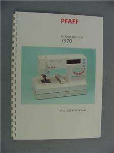 Pfaff Creative 7570 Sewing Machine & Embroidery Unit  