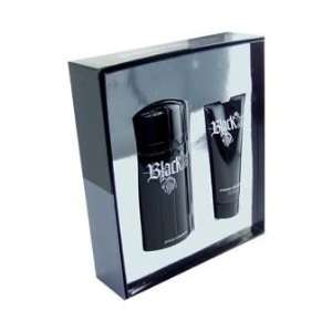 Black XS by Paco Rabanne for Men   2.0 Pc Gift Set 3.4oz EDT Spray, 3 