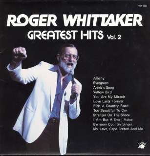 Roger Whittaker: Greatest Hits Vol 2 LP VG++ Canada  