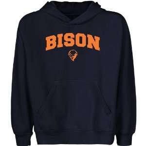  NCAA Bucknell Bison Youth Navy Blue Logo Arch Pullover 