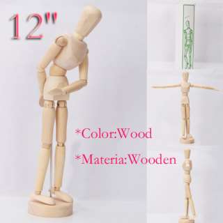   Figure 12 Male MANIKIN Mannequin Wood Model Drawing Supply ne  