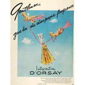  1951 Ad Dorsay Perfume Bottle Champagne Fragrance 