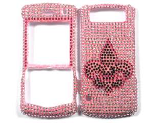   CRYSTAL CASE COVER for PEARL 8130 8120 BLACKBERRY PINK 1 2  