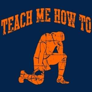 New Tim Teach Me How to Tebow Retro Time Football Jersey Tee T Shirt 