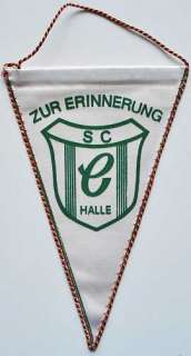 Germany flag of sport & football club HALLE 1970s  