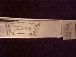   OWNED TAYLOR CUTLERY TEXAS OKLAHOMA CASED 2 KNIFE SET 1 OF 500  