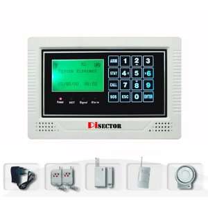   GSM Alarm System with LCD Display and Touch Keypad