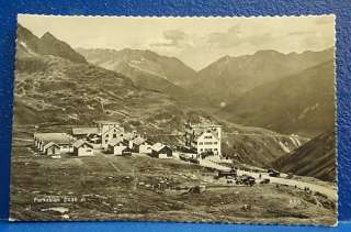 HOTEL FURKABLICK/Swiss Alps/Furka Pass/1950s Postcard  
