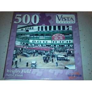   Wrigley Field (The Cubs) 500 piece Puzzle (Darryl Vlasak: Toys & Games